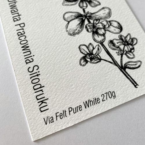 Via Felt Pure White 270g